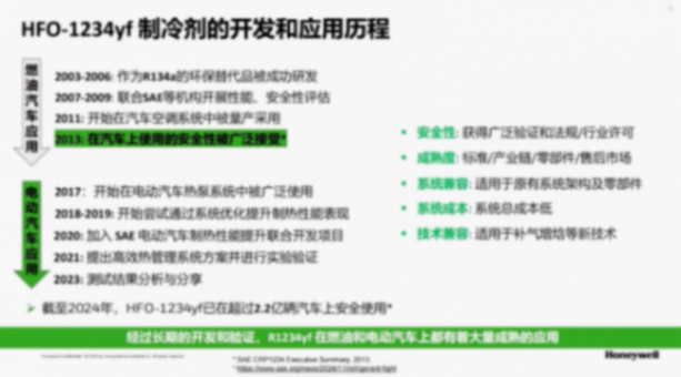霍尼韋爾高性能汽車(chē)制冷劑解決方案 霍尼韋爾高性能汽車(chē)制冷劑解決方案